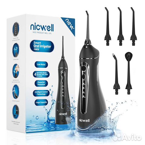 Новый USA Nicwell Water Dental Flosser Cordless