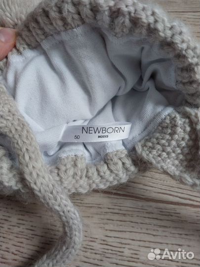 Зимняя шапка для девочки мальчика 50