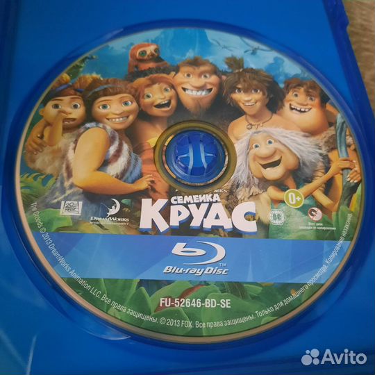 Dvd диск мультфильм Семейка Крудс
