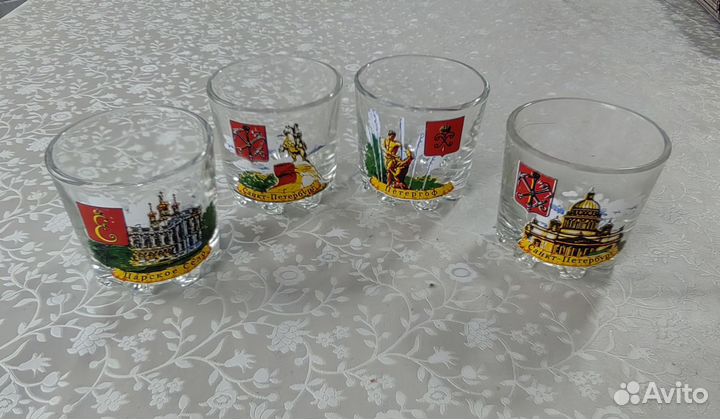 Стопки стеклянные