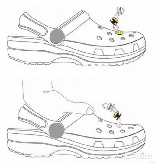 Джибитсы для crocs Маршал и Эмбер Щенячий патруль