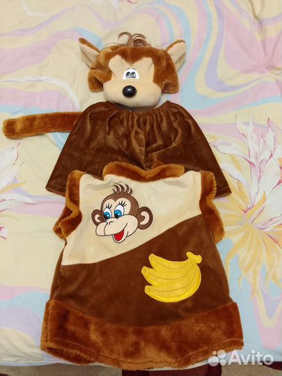 Новогодний костюм обезьянки на 2-3года