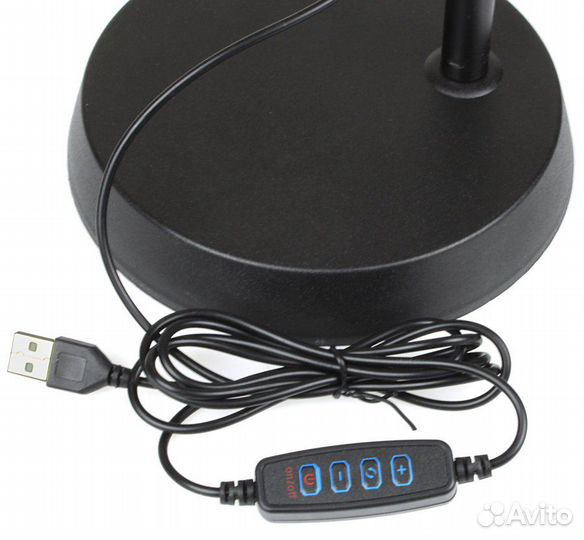 Селфи лампа кольцо 16см со штат с держ-м микрофона