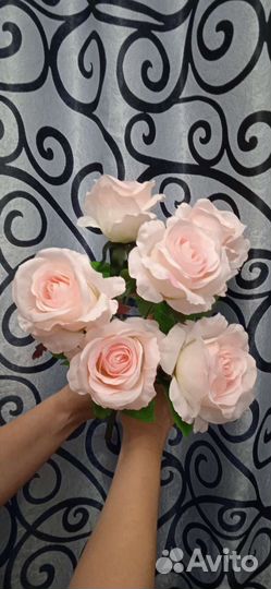 Искусственные цветы розы
