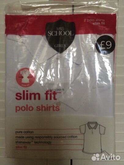 Поло к школе для девочек “Next”, “M&S”