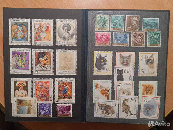 Альбом с марками искусство