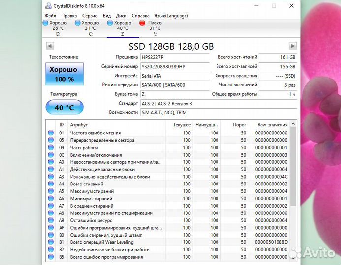 Диск SSD 120/128 гб 2.5