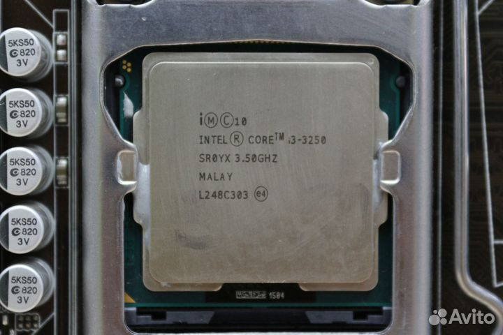 Комплект intel core i3-3250 + asus P8H61-MX