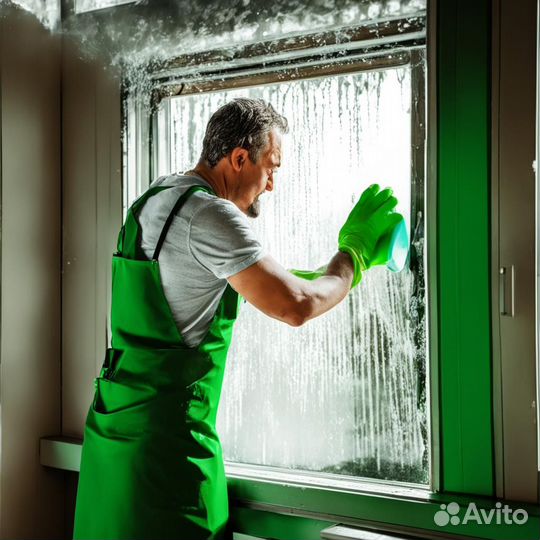 Мойщик Мойщица окон Рядом с домом