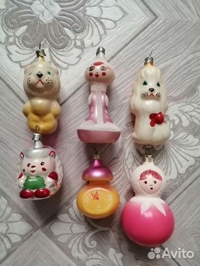 Елочные игрушки СССР