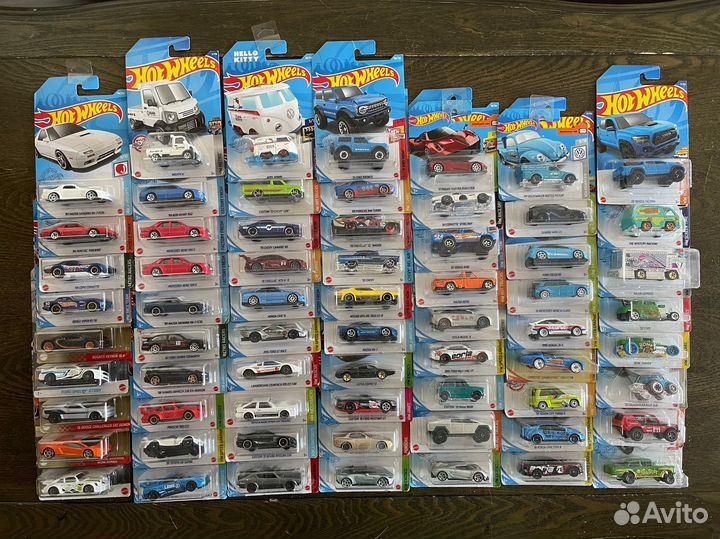 Hot Wheels машинки новые, лот 65 шт