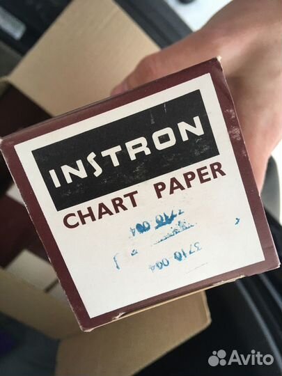 Бумага для самописца Instron