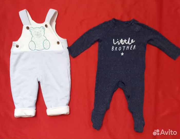 Вещи пакетом на мальчика 6 - 9 месяцев