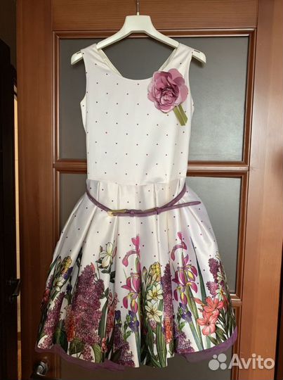 Нарядное платье на 6-8 лет с кофточкой Mayoral