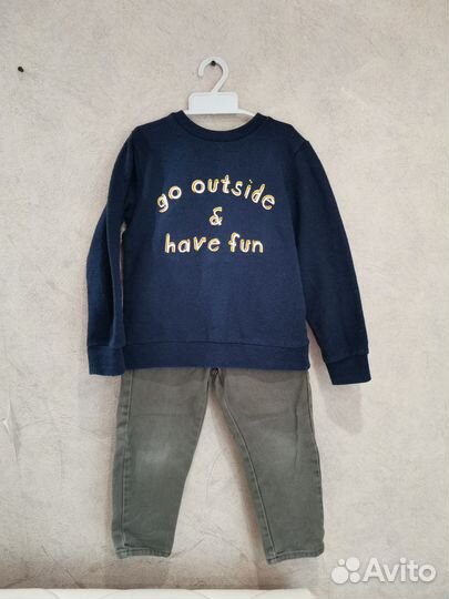 Вещи пакетом на мальчика 110 116