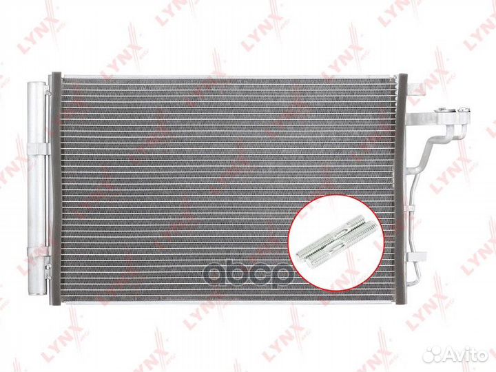 Радиатор кондиционера с осушителем RC0686 lynxauto