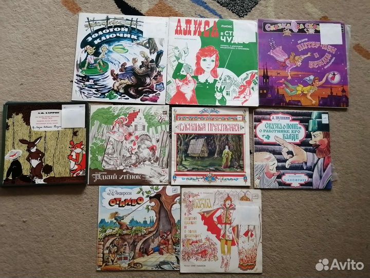 Пластинки виниловые детские