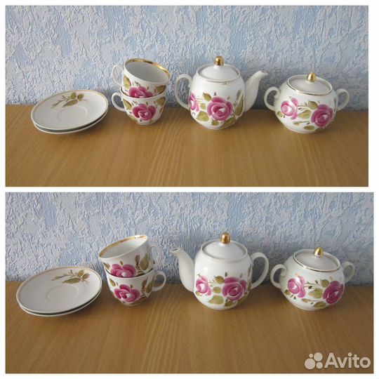 Сервизы,чайники,пары,тарелки,блюда,солонки (СССР)