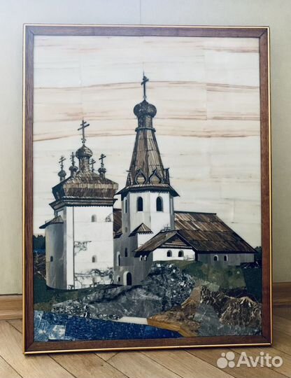 Картина из камней, монастырские мастера