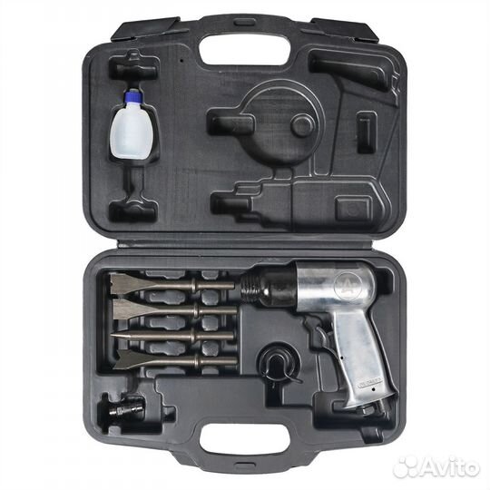 Молоток пневматический с оснасткой 9 предметов кей
