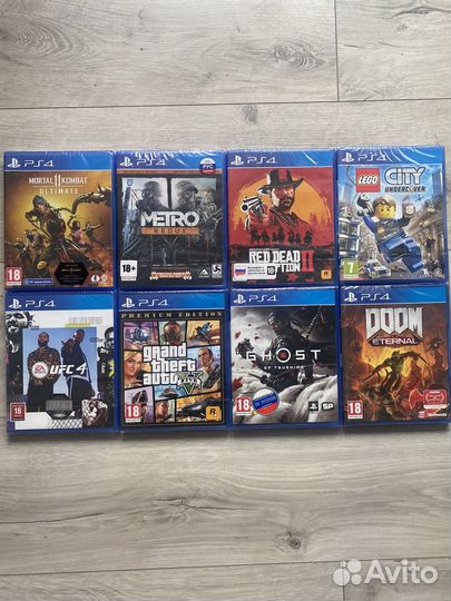 Иргы sony ps4 GTA Mortal kombat ufs Rdr 2