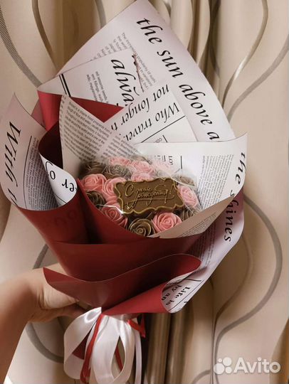 Шоколадные букеты на заказ