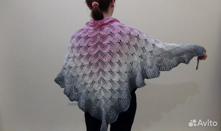 Вязанная шаль