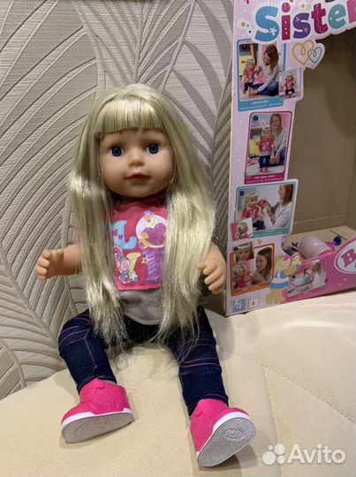Кукла BabyBorn Sister оригинал, одежда BabyBorn