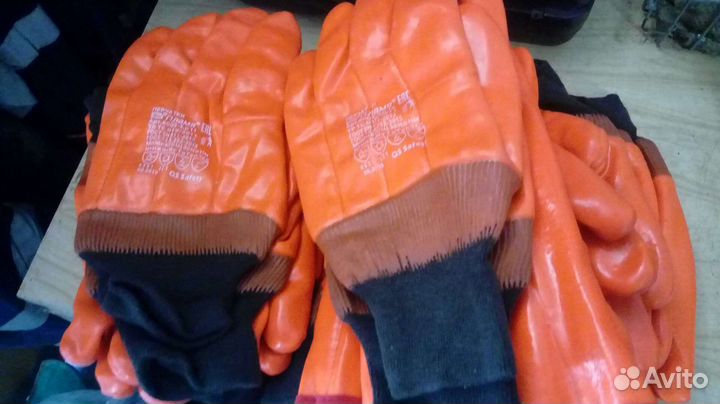 Перчатки бензо маслостойкие утепленные