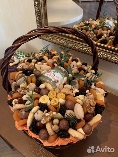 Съедобные букеты из сухофруктов. Мужской букет