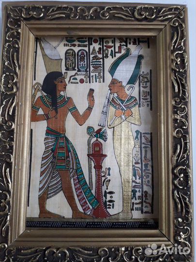Папирус картина из Египта