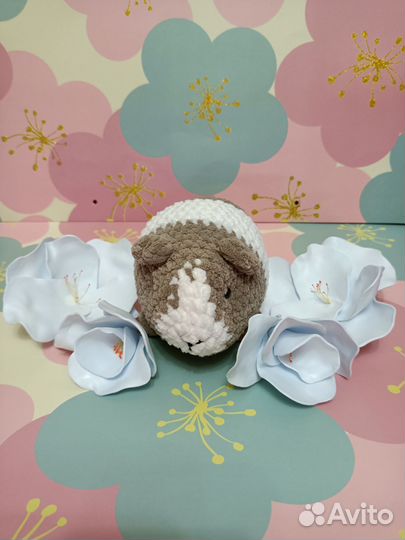 Вязанные игрушки. Морская свинка