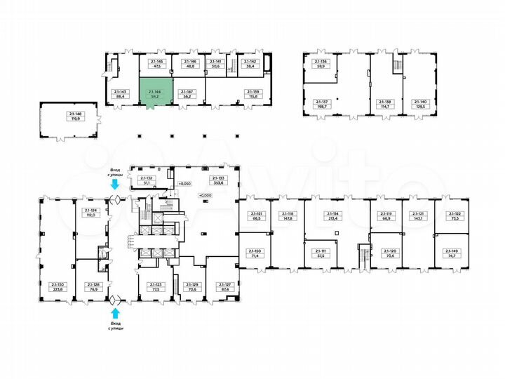 Продам торговое помещение, 58.2 м²