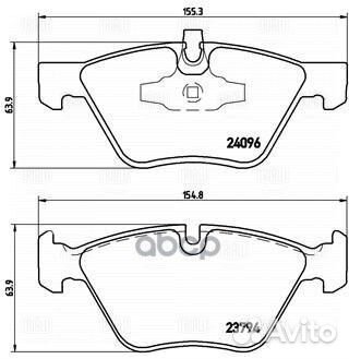 Колодки торм. для а/м BMW 1 (E81/87) (04) /3 (E
