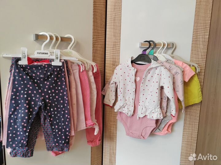 Детские вещи пакетом на девочку 74-80р