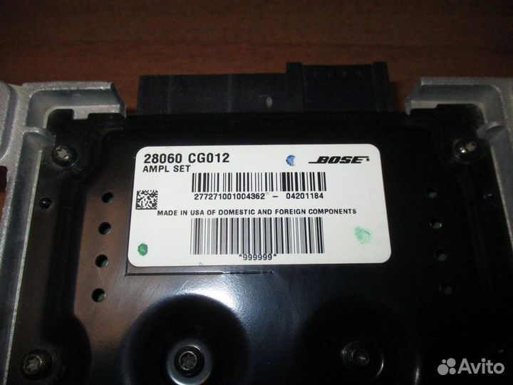 Усилитель акустической системы Infiniti FX (S50)