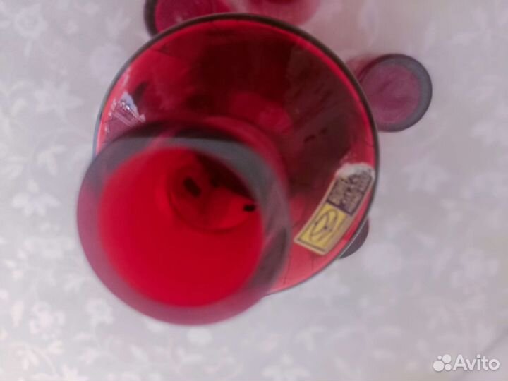 Посуда вазы цветное стекло