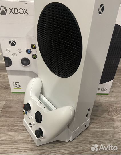 X box series s + стенд dobe