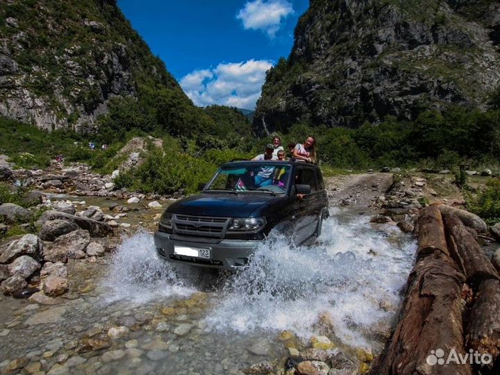 Джип-тур Солох-Аул / Река Шахе