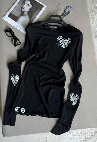 Chrome hearts лонгслив