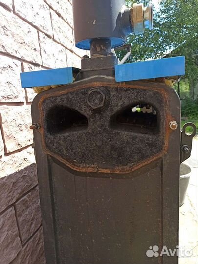 Твердотопливный котел Buderus Logano G211 + трубы