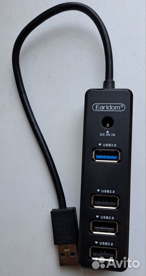 Хаб-разветвитель USB Type-C Earldom 4 в 1 китай