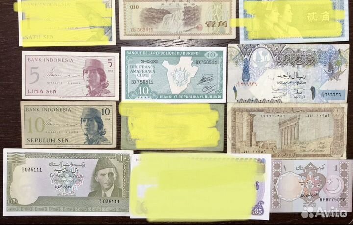 Банкноты разных стран