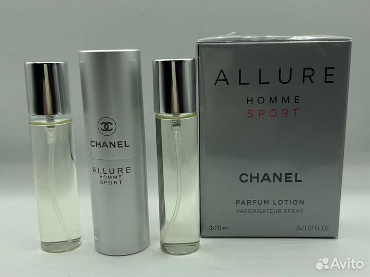 Chanel allure homme sport 3 по 20 мл