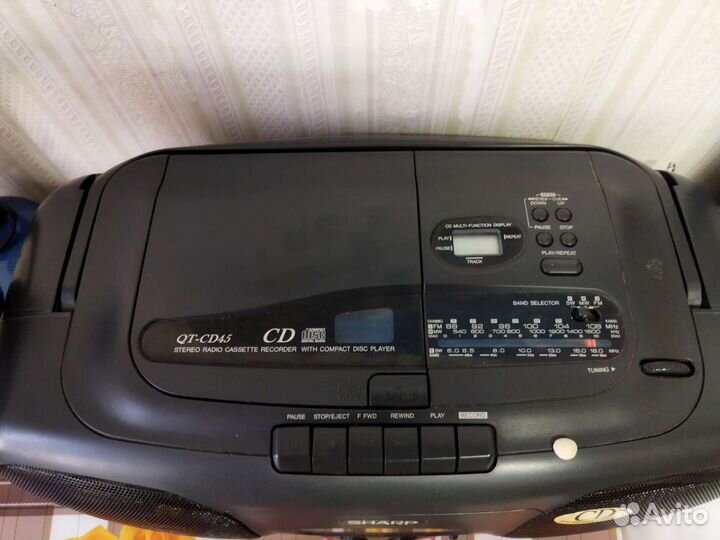 Радио магнитола Сд sharp QT-CD45H(GY)