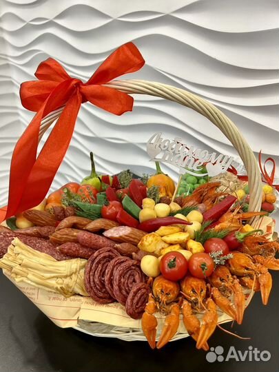 Мужские букеты съедобные, раки