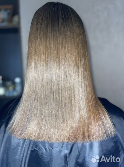 Кератиновое выпрямление,ботокс волос