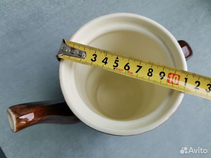 Ваза кувшин без крышки керамика СССР зик