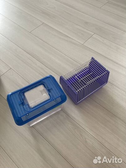 Переноска и клетка для мелких грызунов