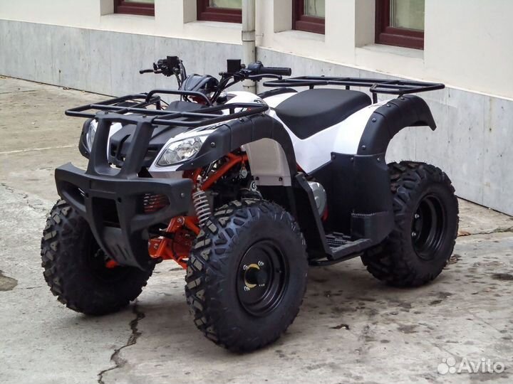 Квадроцикл Kayo Bull-3C черно-белый Витрина